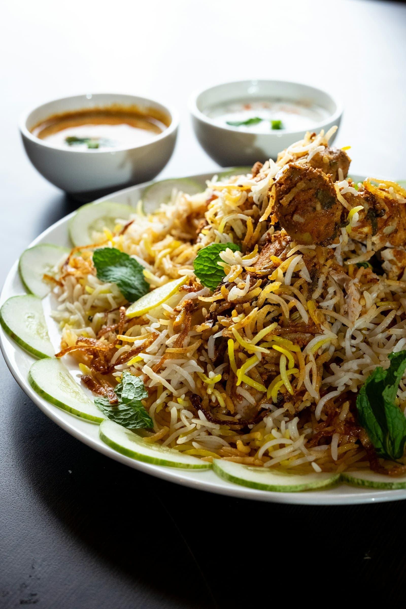Biryani served at a South Asian wedding
