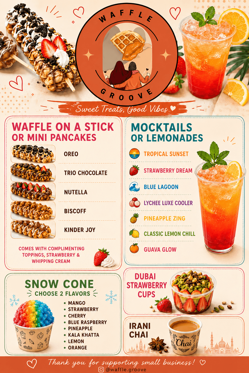 Waffle groove 